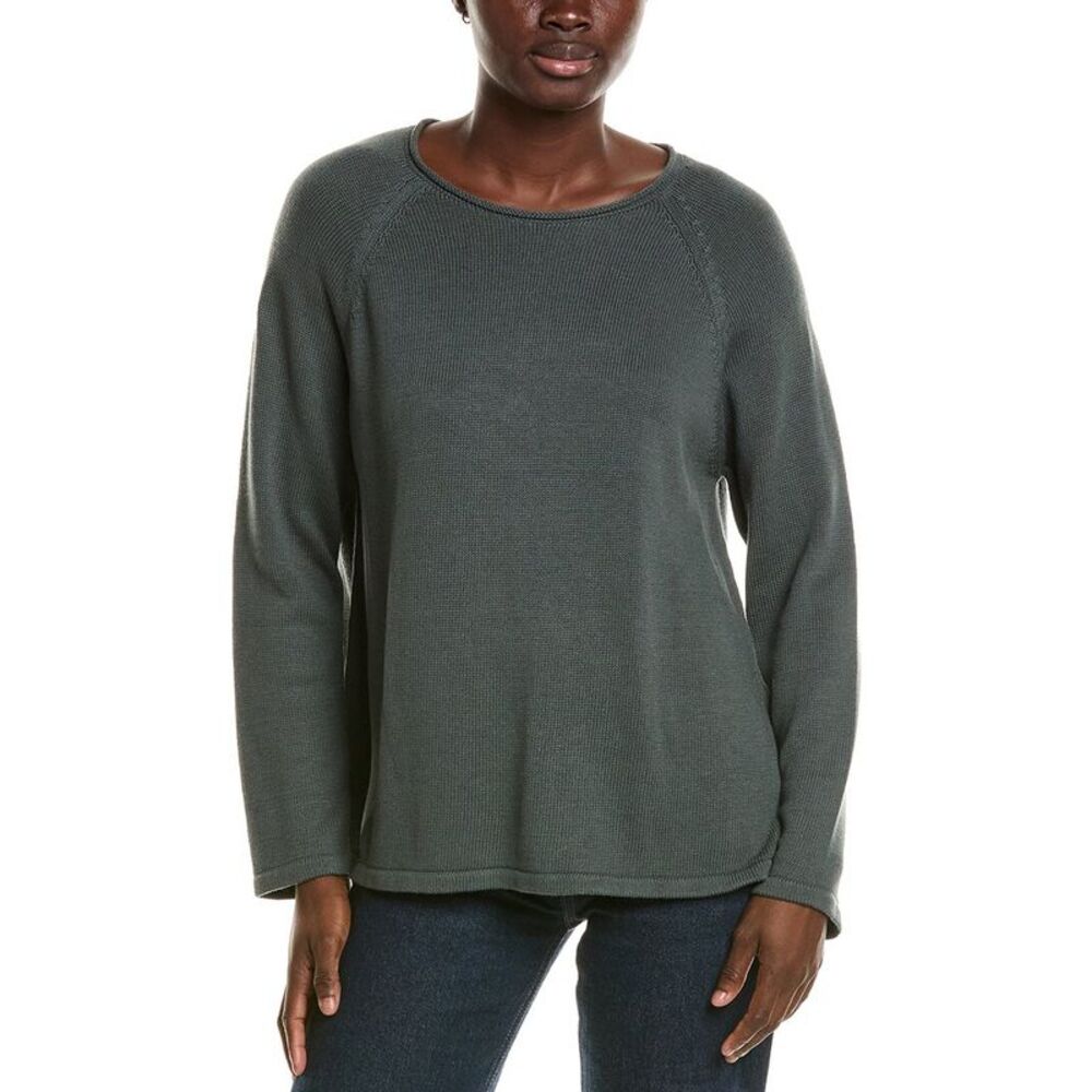 Eileen Fisher Womens  Raglan Sweater
